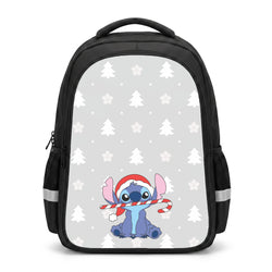 Cute Blue Alien Candycane Backpack