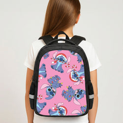 Christmas Cute Blue Alien Pattern Backpack
