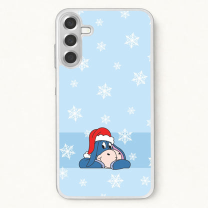 Cartoon Donkey Snowflakes Phone Case for Galaxy A57