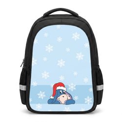Cartoon Donkey Snowflakes Backpack