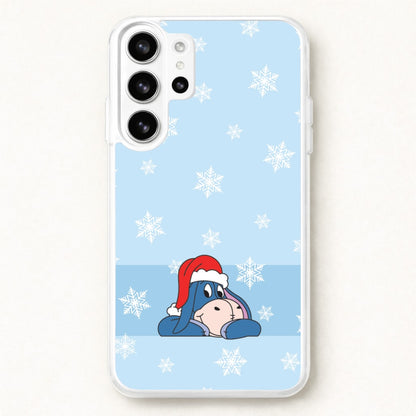 Cartoon Donkey Snowflakes Phone Case for Galaxy S26 Ultra