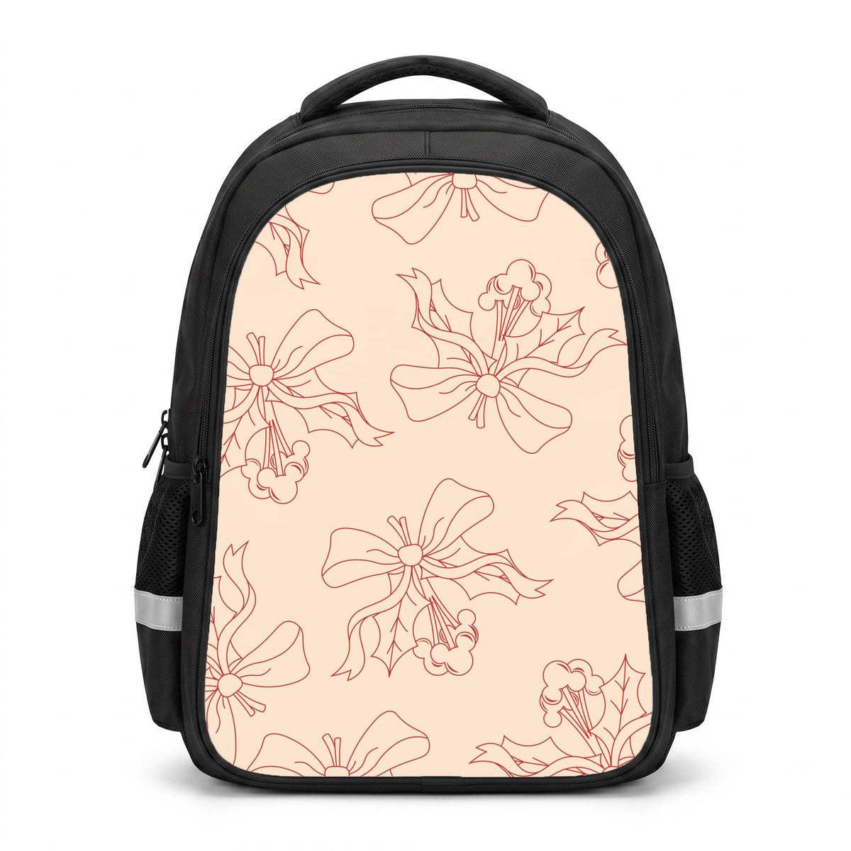 Cartoon Mouse Holly Pattern Backpack