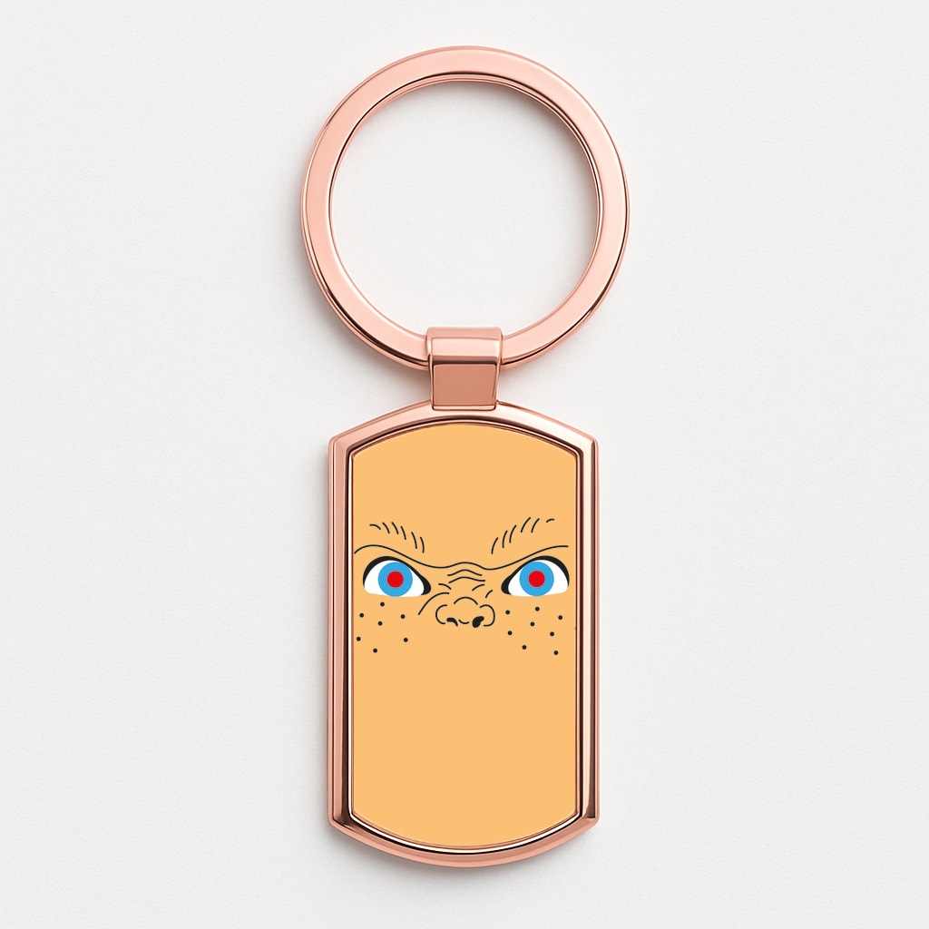 Chucky Face - Chucky Rose Gold Keyring