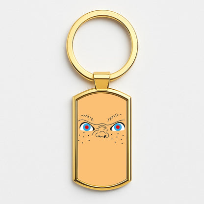 Chucky Face - Chucky Gold Keyring