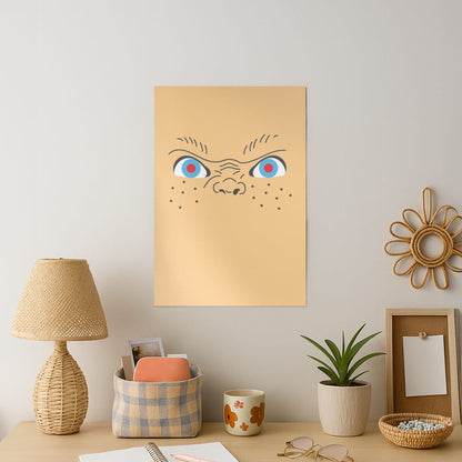 Chucky Face - Chucky Art Print