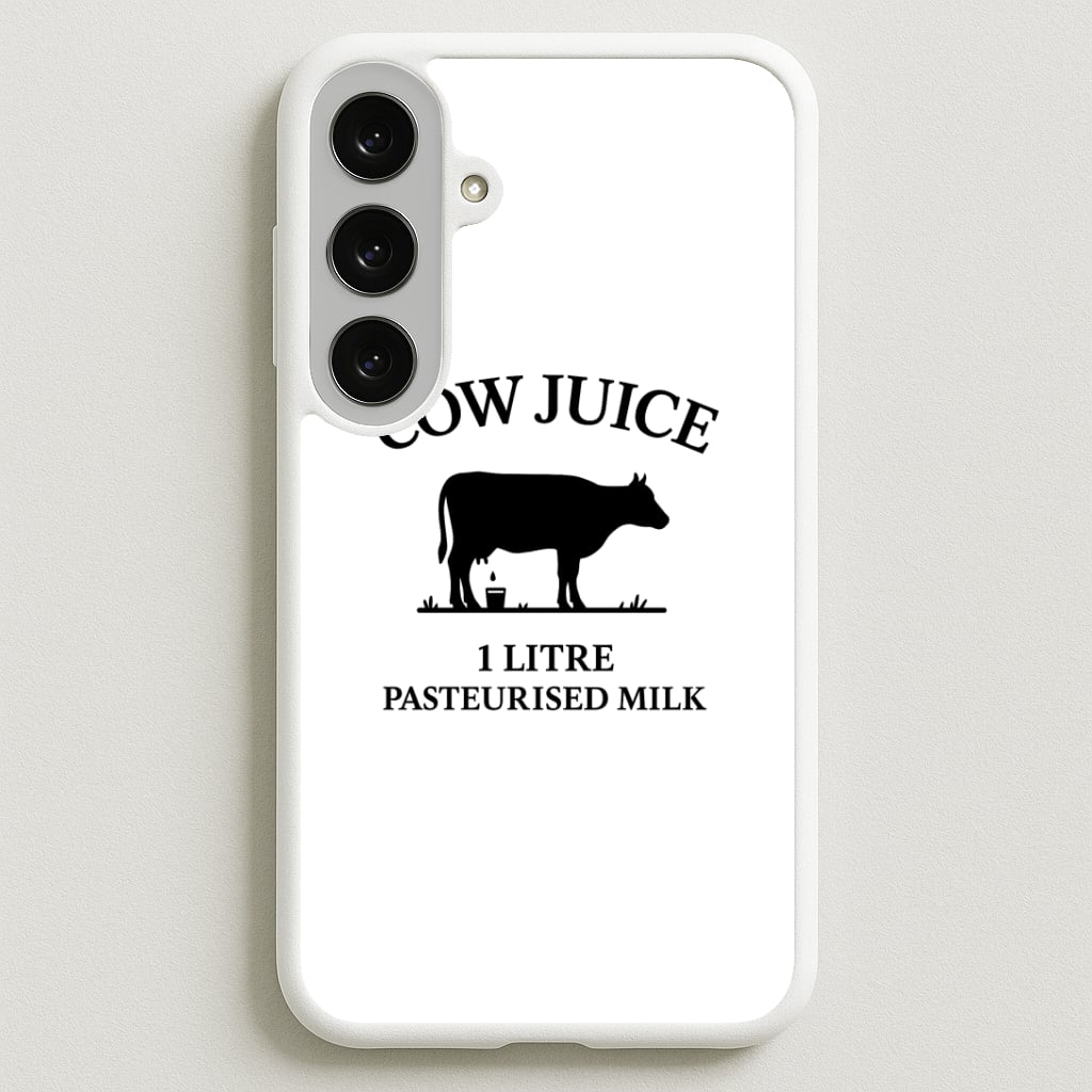 Cow Juice Phone Case for Galaxy S25FE