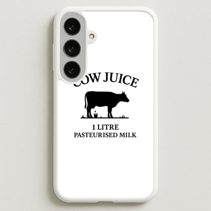 Cow Juice Phone Case for Galaxy S25FE
