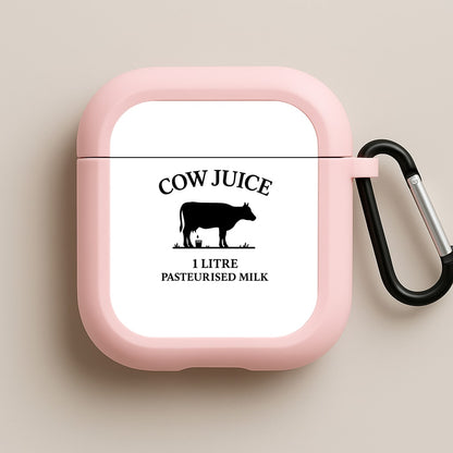 Cow Juice Pink AirPods Case