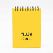 Yellow Music Player Notebook 4