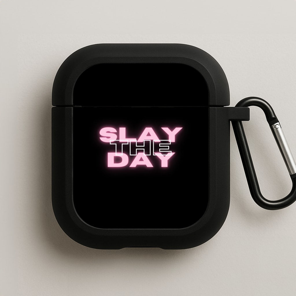Slay The Day - Sassy Quote AirPods Case