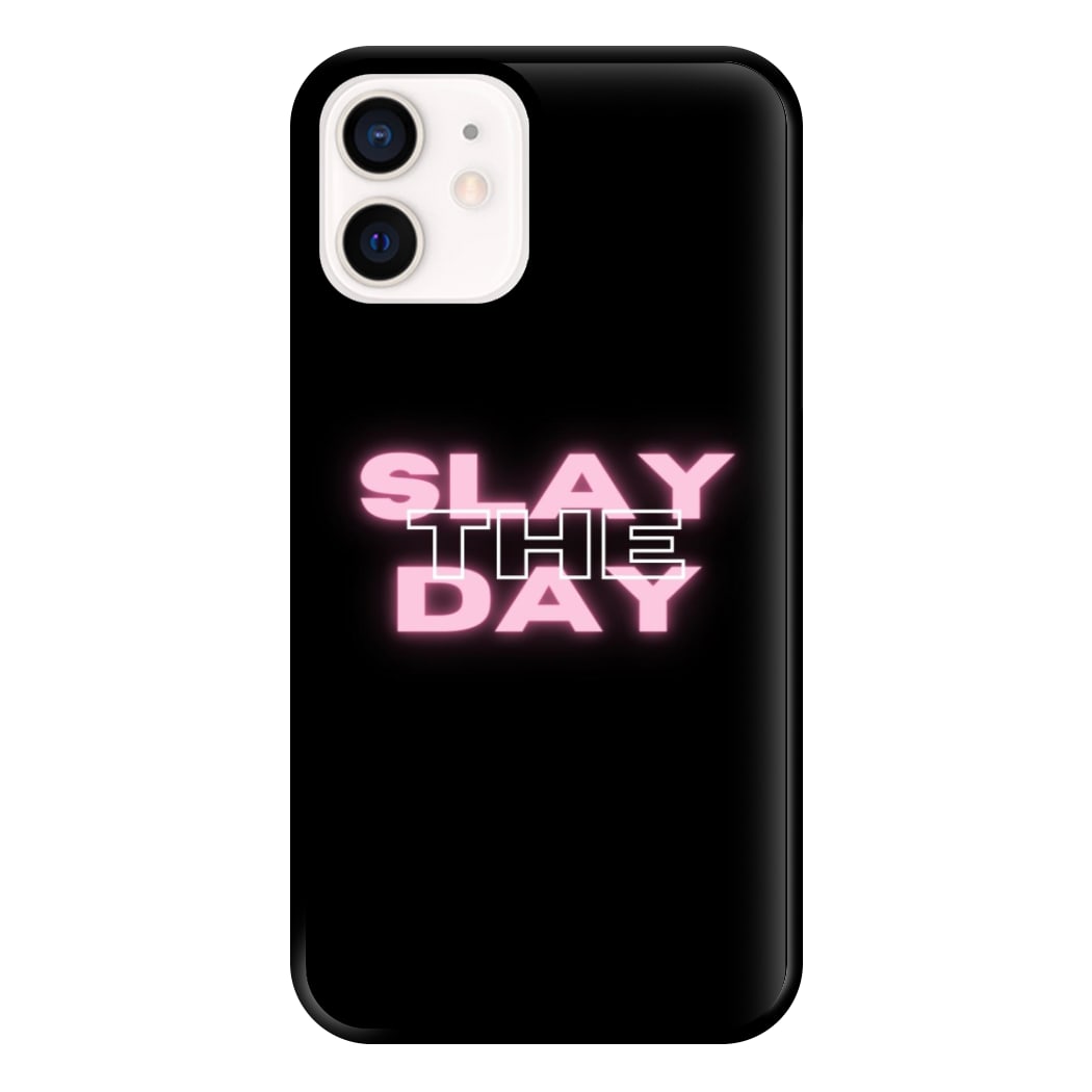 Slay The Day - Sassy Quote Phone Case for iPhone 13 Mini