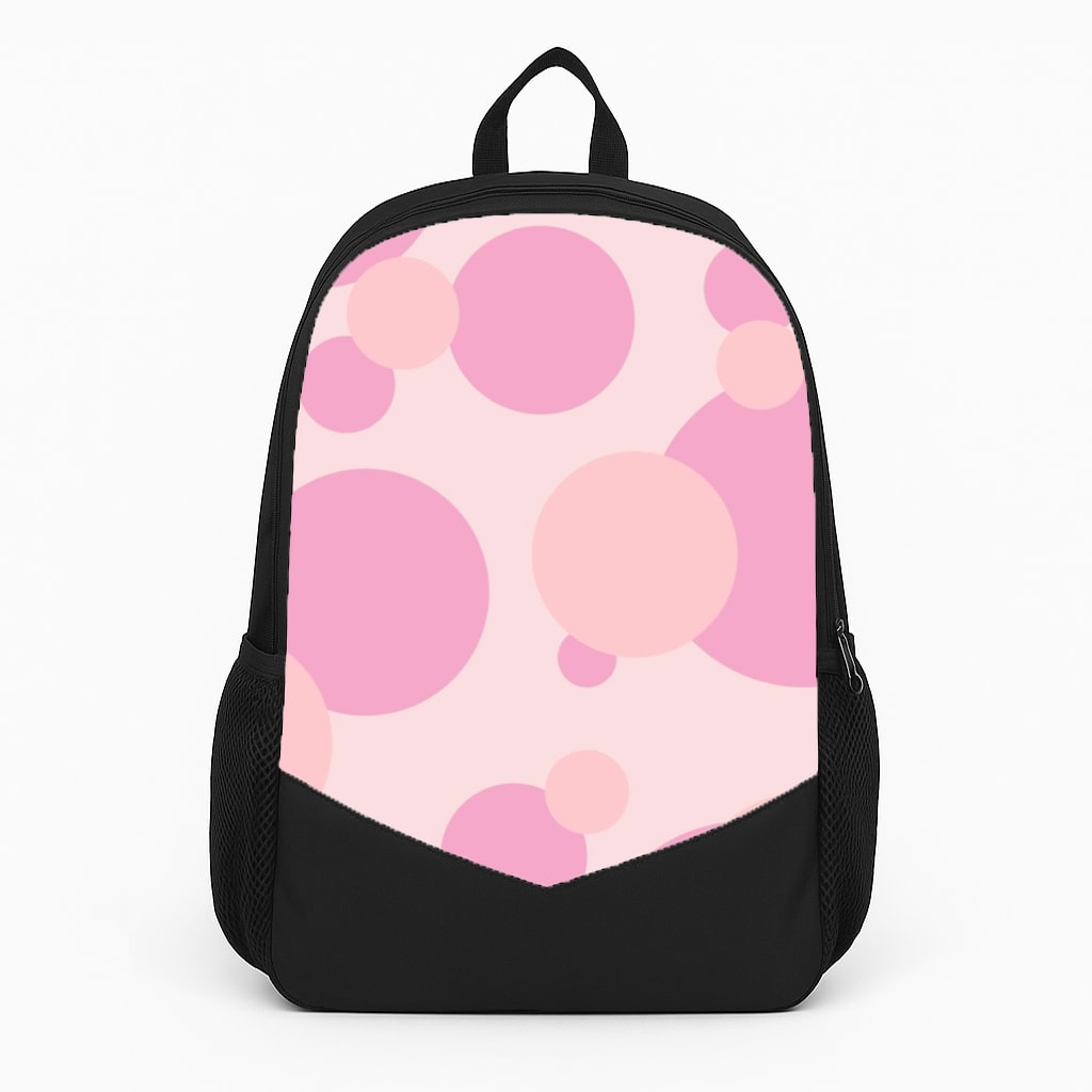 Pink Bubble Pattern  Backpack