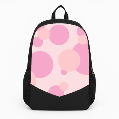 Pink Bubble Pattern  Large Backpack