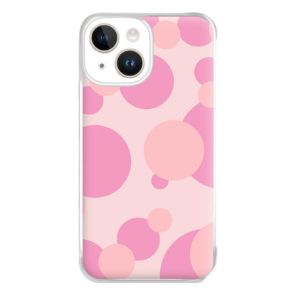 Pink Bubble Pattern  Phone Case for iPhone 14