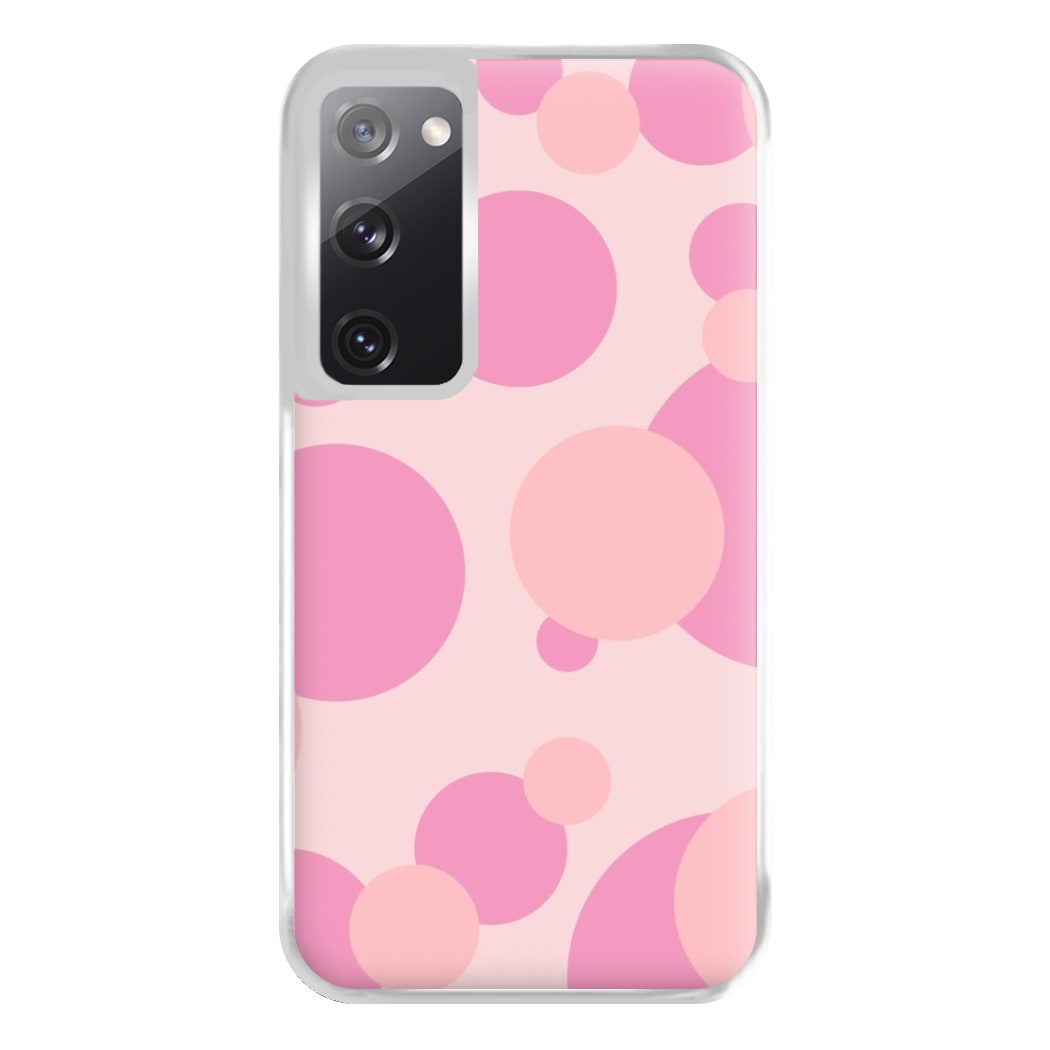 Pink Bubble Pattern  Phone Case for Galaxy S20FE