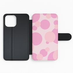 Pink Bubble Pattern  Flip Phone Case