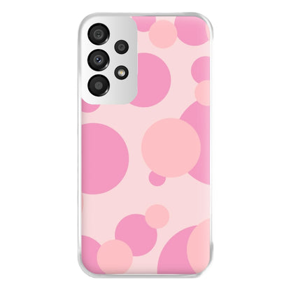 Pink Bubble Pattern  Phone Case for Galaxy A33