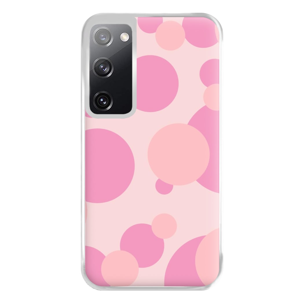 Pink Bubble Pattern  Phone Case for Galaxy S20