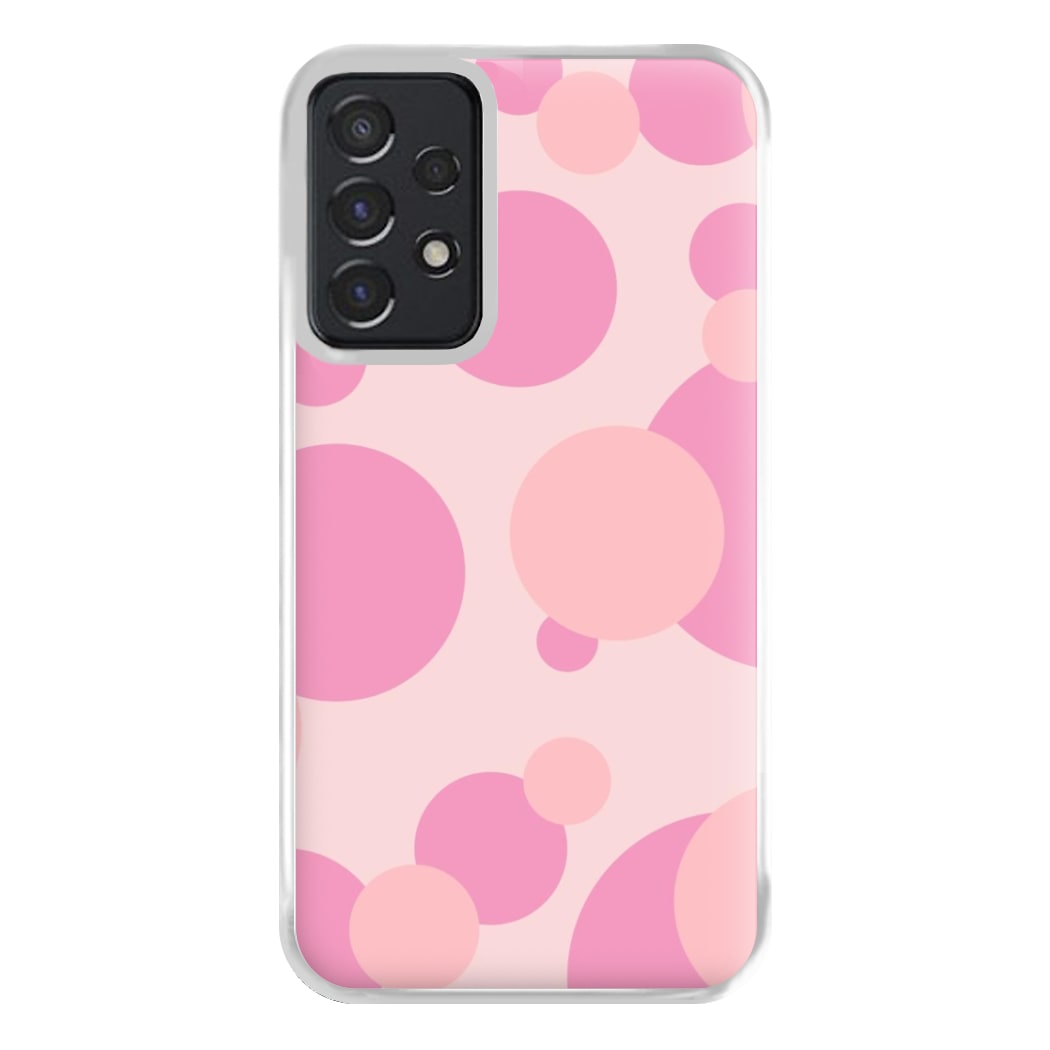 Pink Bubble Pattern  Phone Case for Galaxy A52 / A52s