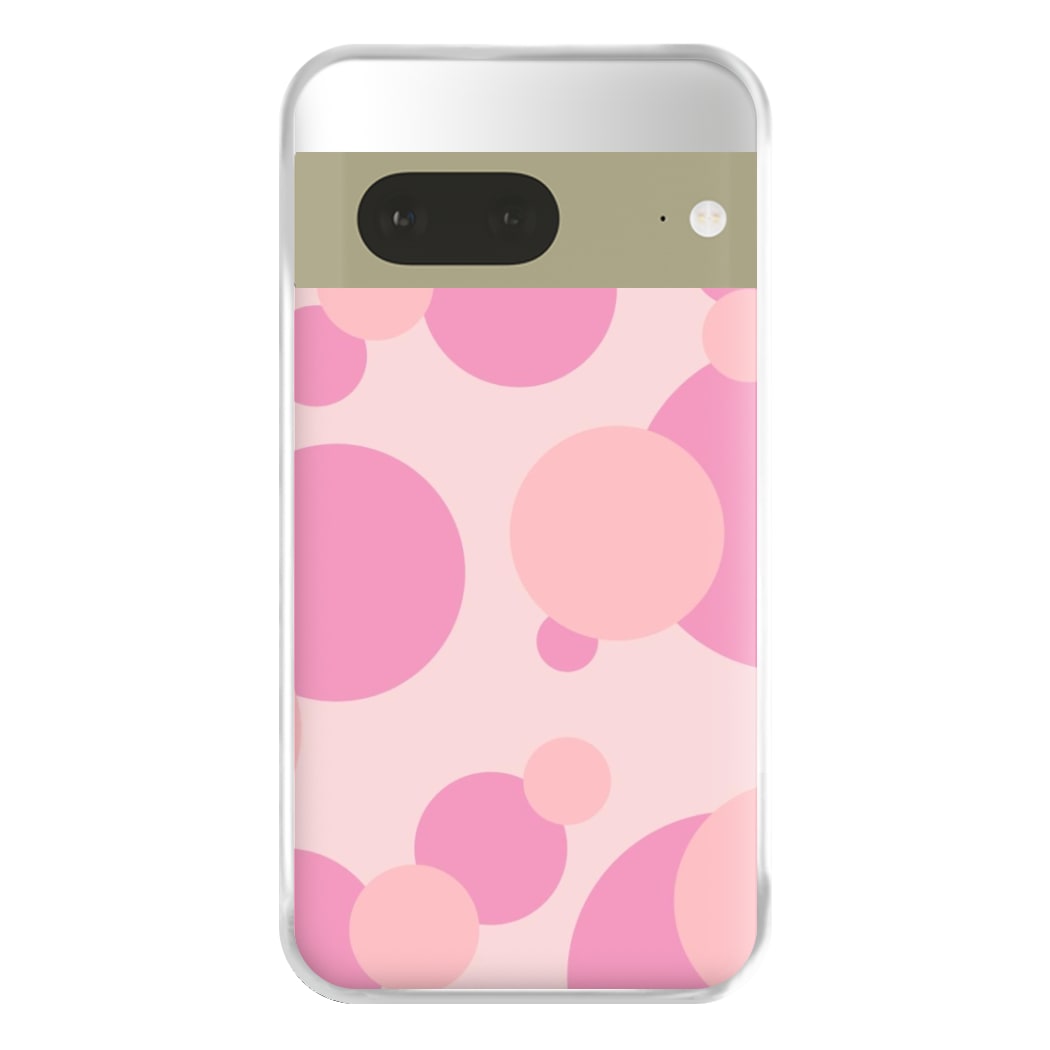 Pink Bubble Pattern  Phone Case for Google Pixel 7a