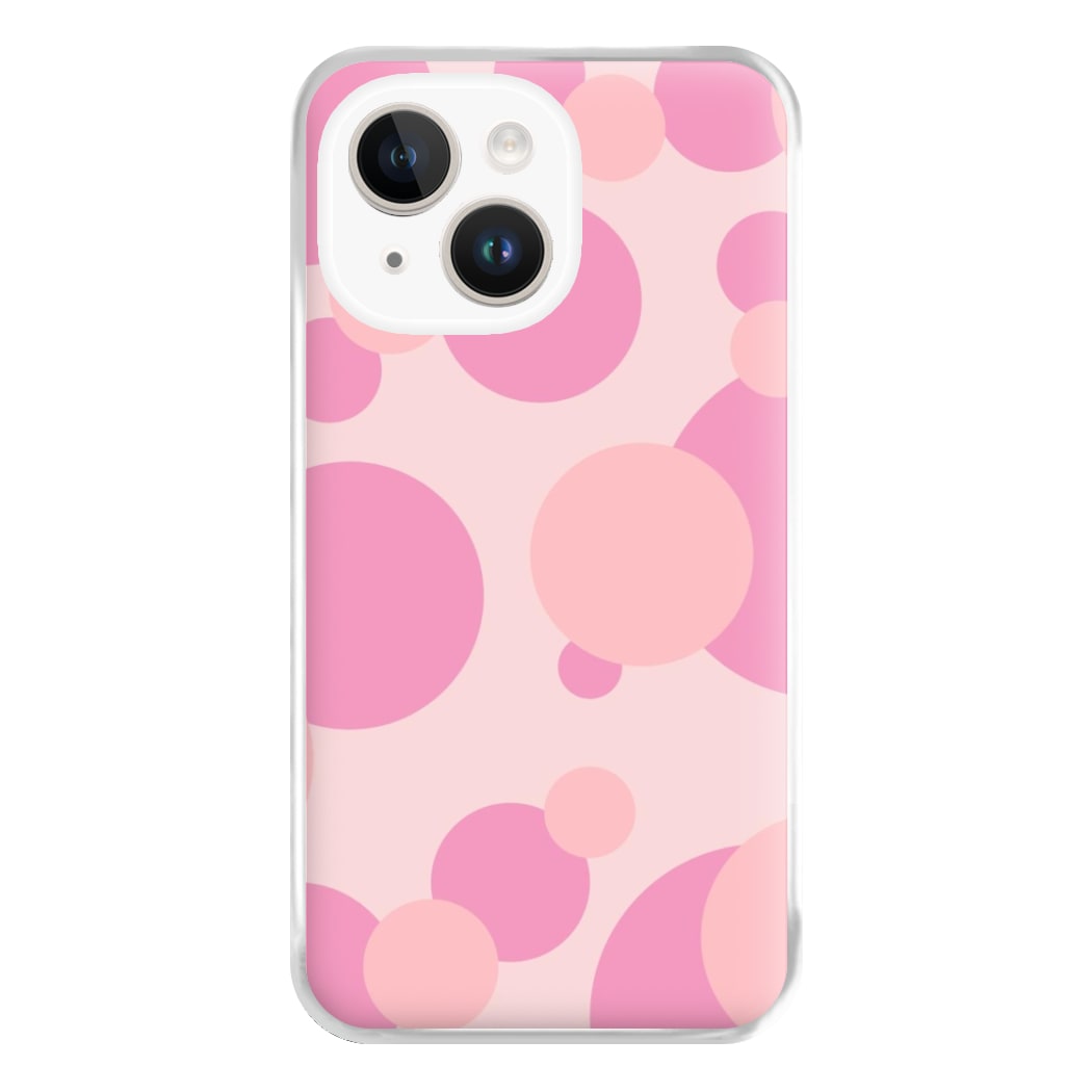 Pink Bubble Pattern  Phone Case for iPhone 14 Plus