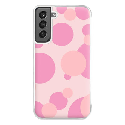 Pink Bubble Pattern  Phone Case for Galaxy S21FE