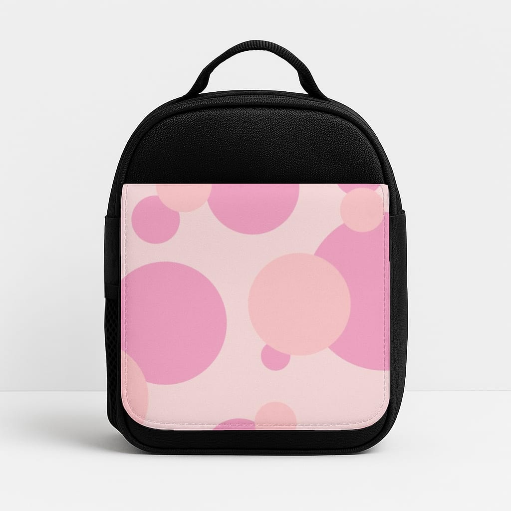 Pink Bubble Pattern  Lunchbox