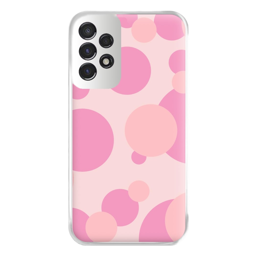 Pink Bubble Pattern  Phone Case for Galaxy A53