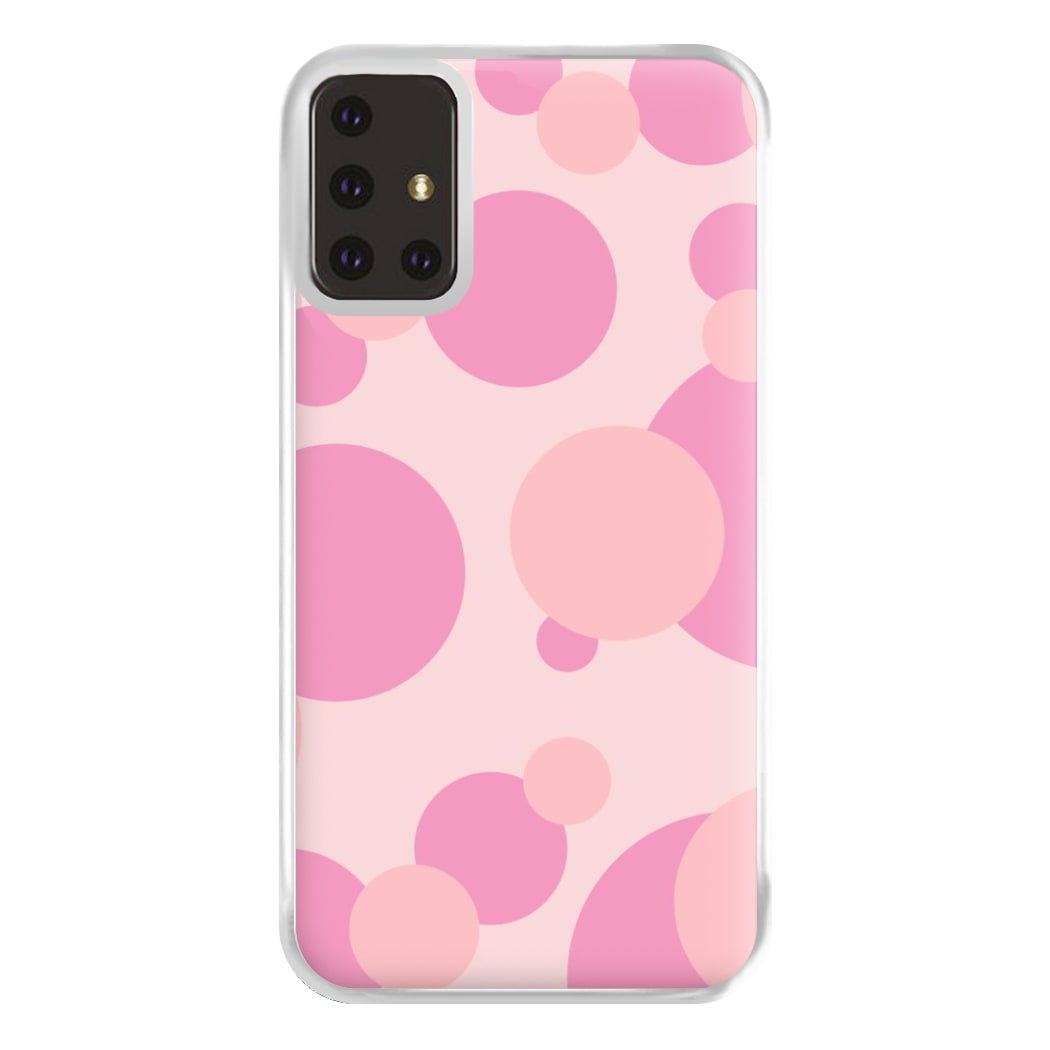 Pink Bubble Pattern  Phone Case for Galaxy A71