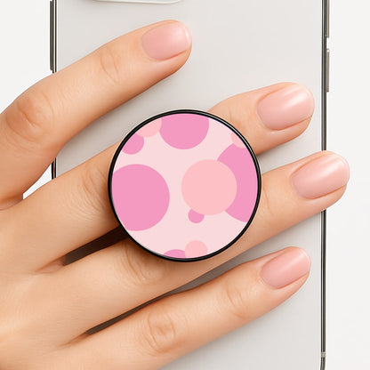Pink Bubble Pattern  Phone Grip