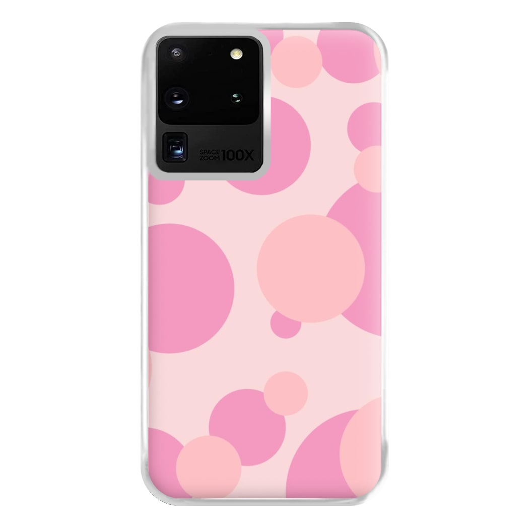 Pink Bubble Pattern  Phone Case for Galaxy S20 Ultra