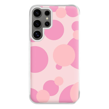 Pink Bubble Pattern  Phone Case for Galaxy S24 Ultra