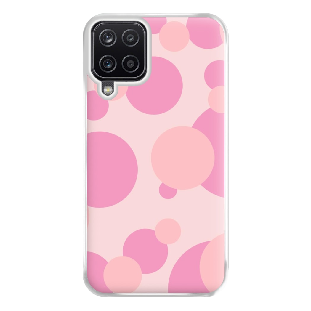 Pink Bubble Pattern  Phone Case for Galaxy A12