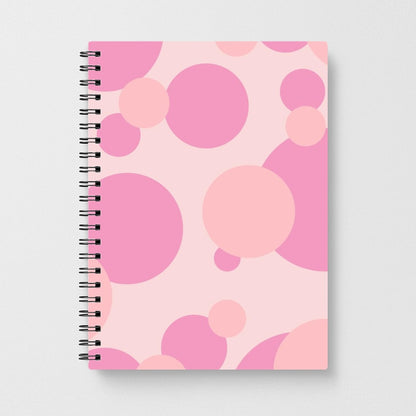 Pink Bubble Pattern  Notebook
