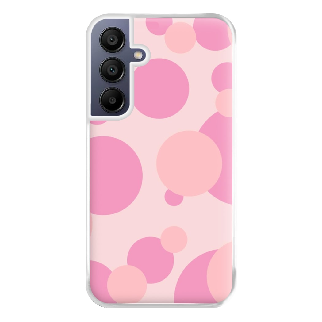 Pink Bubble Pattern  Phone Case for Galaxy A16