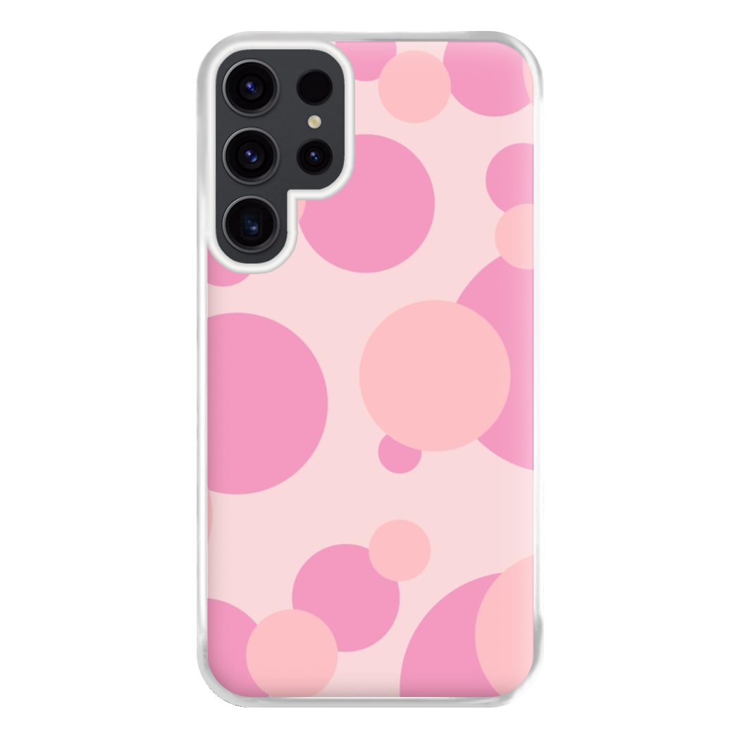 Pink Bubble Pattern  Phone Case for Galaxy S23 Ultra