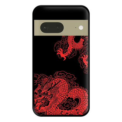 Red Dragon Phone Case for Google Pixel 7a