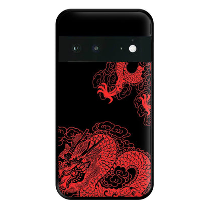 Red Dragon Phone Case for Google Pixel 6a