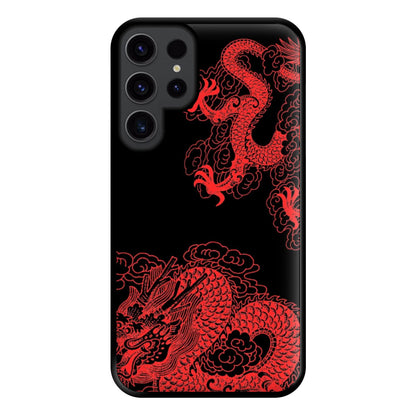 Red Dragon Phone Case for Galaxy S23 Ultra