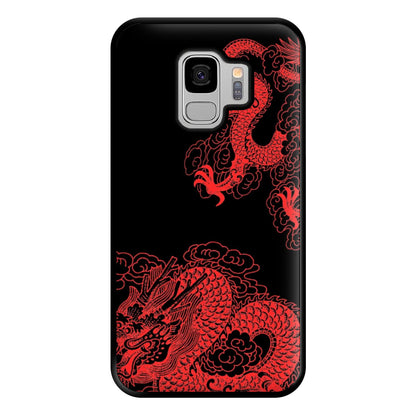 Red Dragon Phone Case for Galaxy S9 Plus