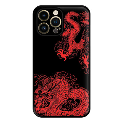 Red Dragon Phone Case for iPhone 14 Pro Max