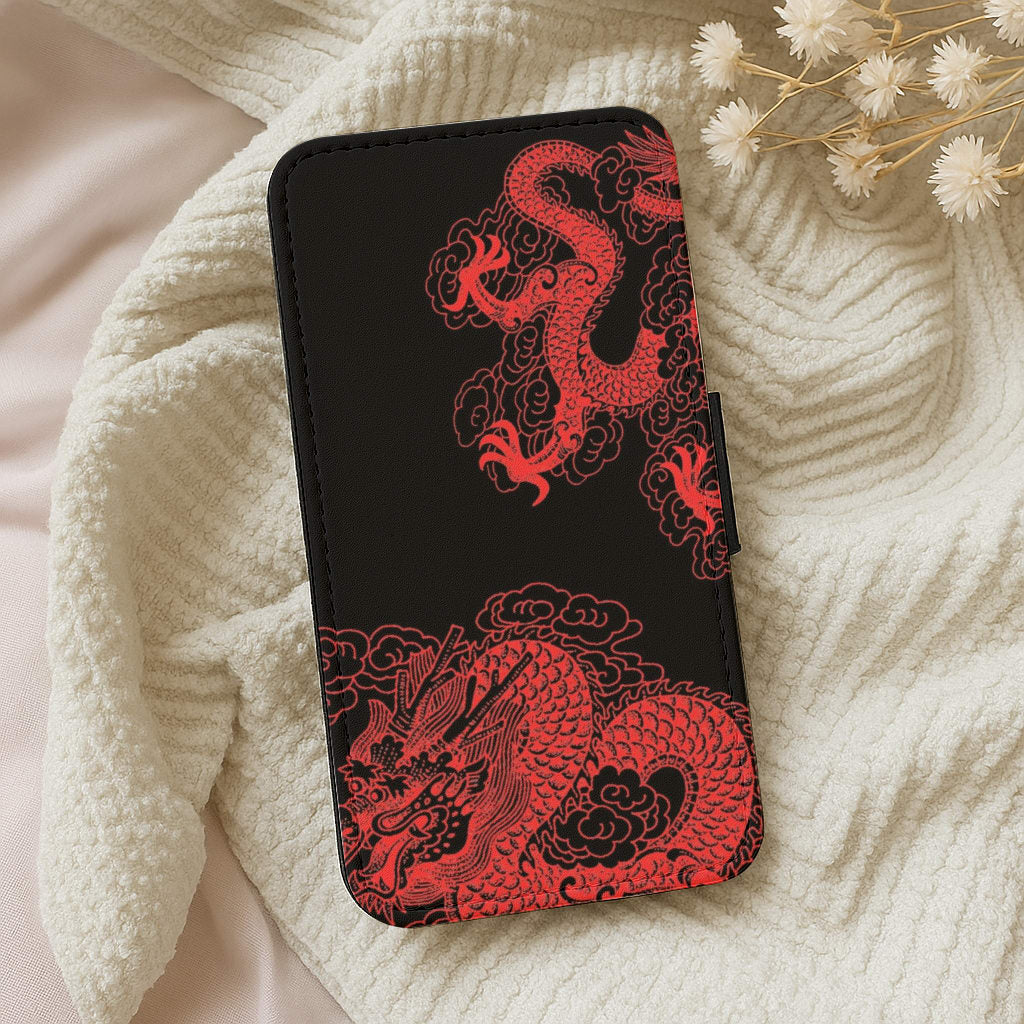 Red Dragon Wallet Phone Case