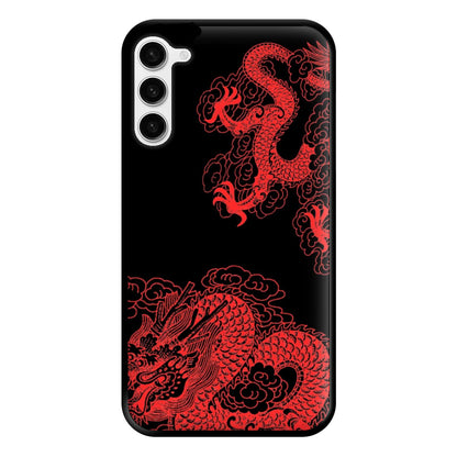 Red Dragon Phone Case for Galaxy S23 Plus