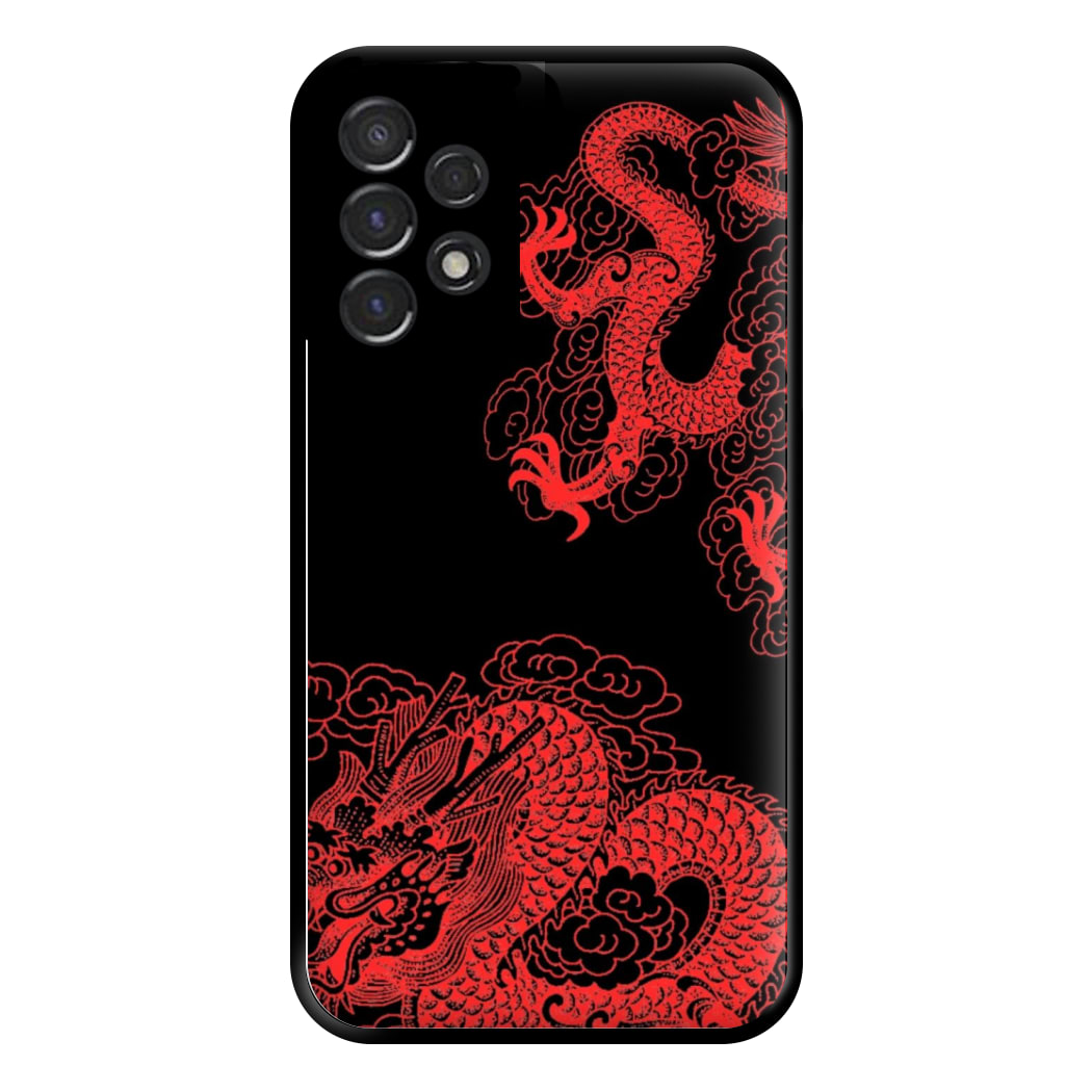 Red Dragon Phone Case for Galaxy A53