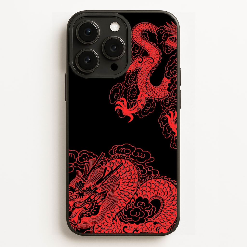Red Dragon  - Dragon Phone Case for iPhone 16 Pro Max