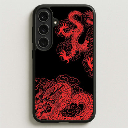 Red Dragon Phone Case for Galaxy S25FE