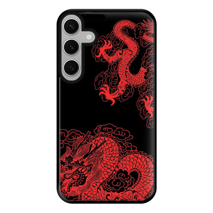 Red Dragon Phone Case for Galaxy S24FE