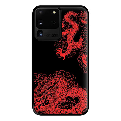 Red Dragon Phone Case for Galaxy S20 Ultra