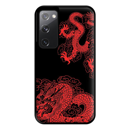 Red Dragon Phone Case for Galaxy S20FE