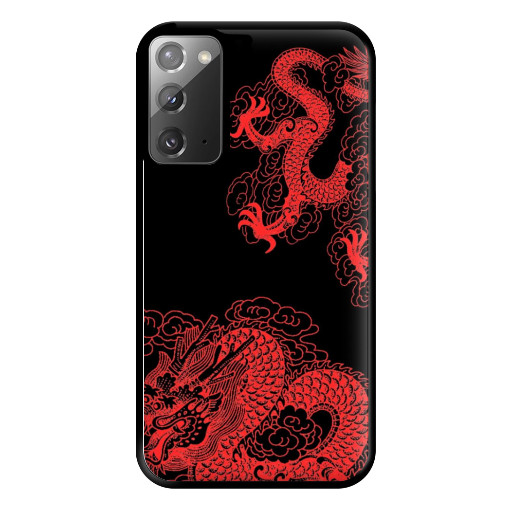 Red Dragon Phone Case for Galaxy Note 20 Ultra